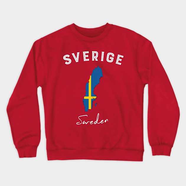 Sweden Crewneck Sweatshirt by phenomad